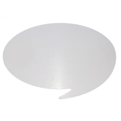 Dry Wipe Board - Speech Bubble Shape