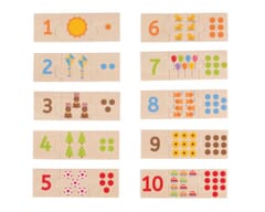 Wooden Number Tiles